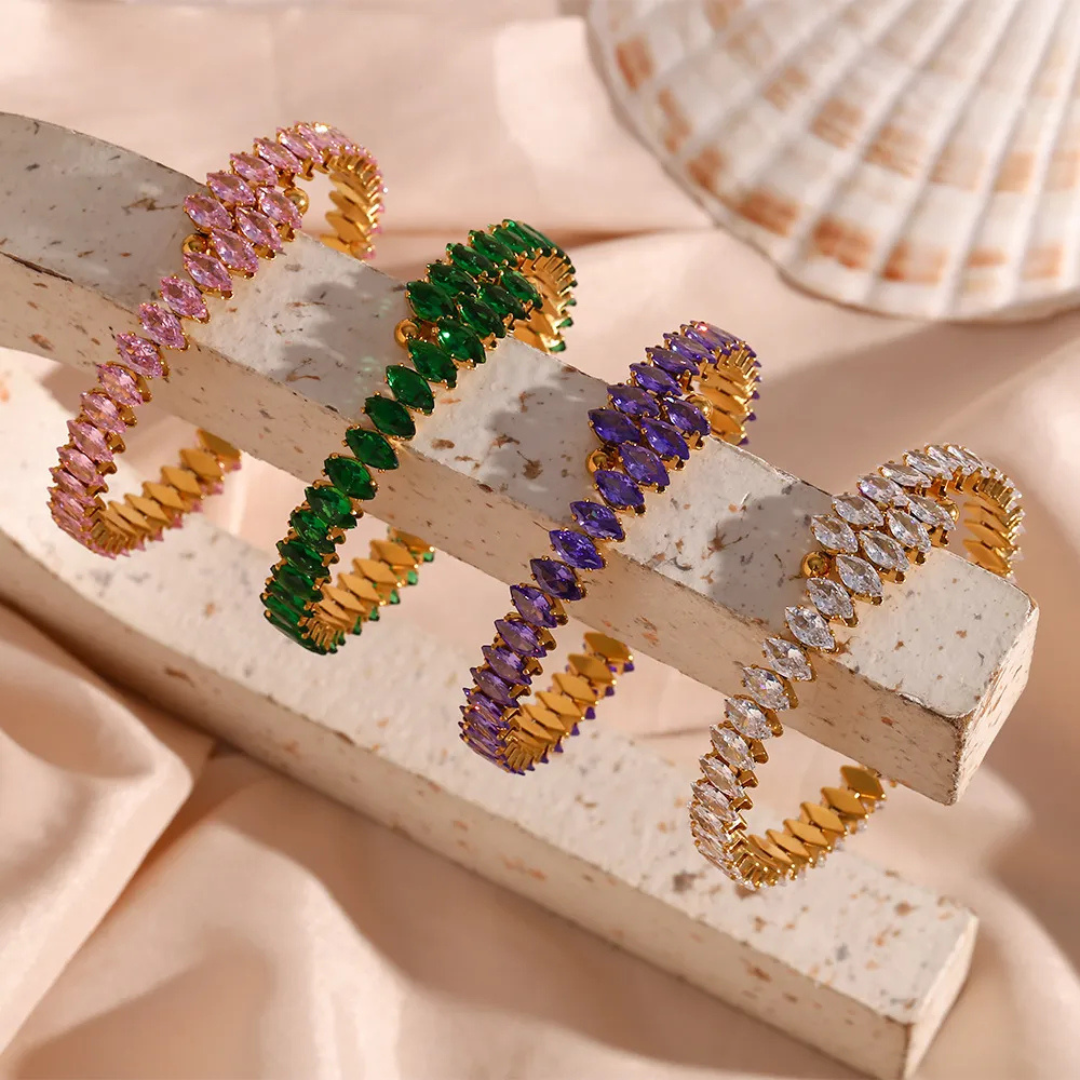 Marquise Cuff Bracelet