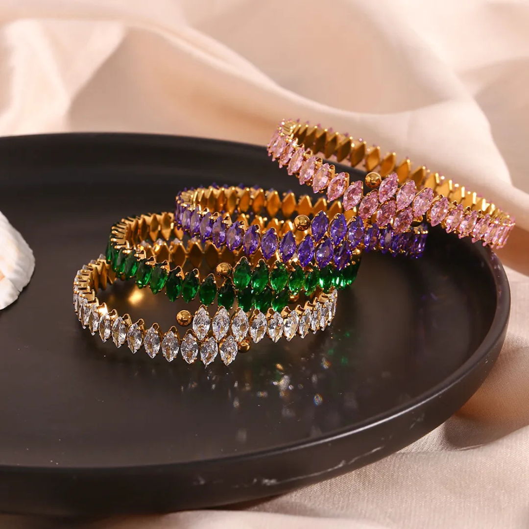 Marquise Cuff Bracelet