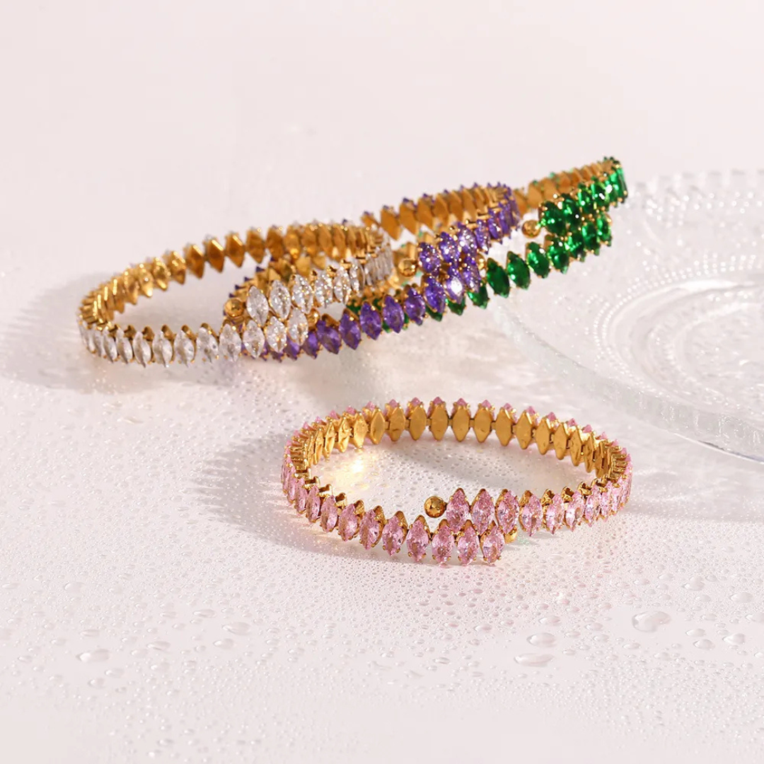 Marquise Cuff Bracelet