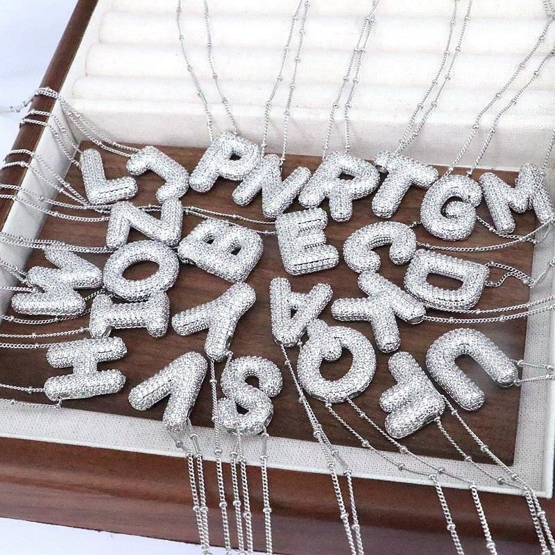 Bubble Letter Necklace