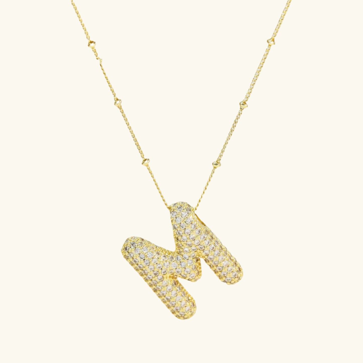 Bubble Letter Necklace