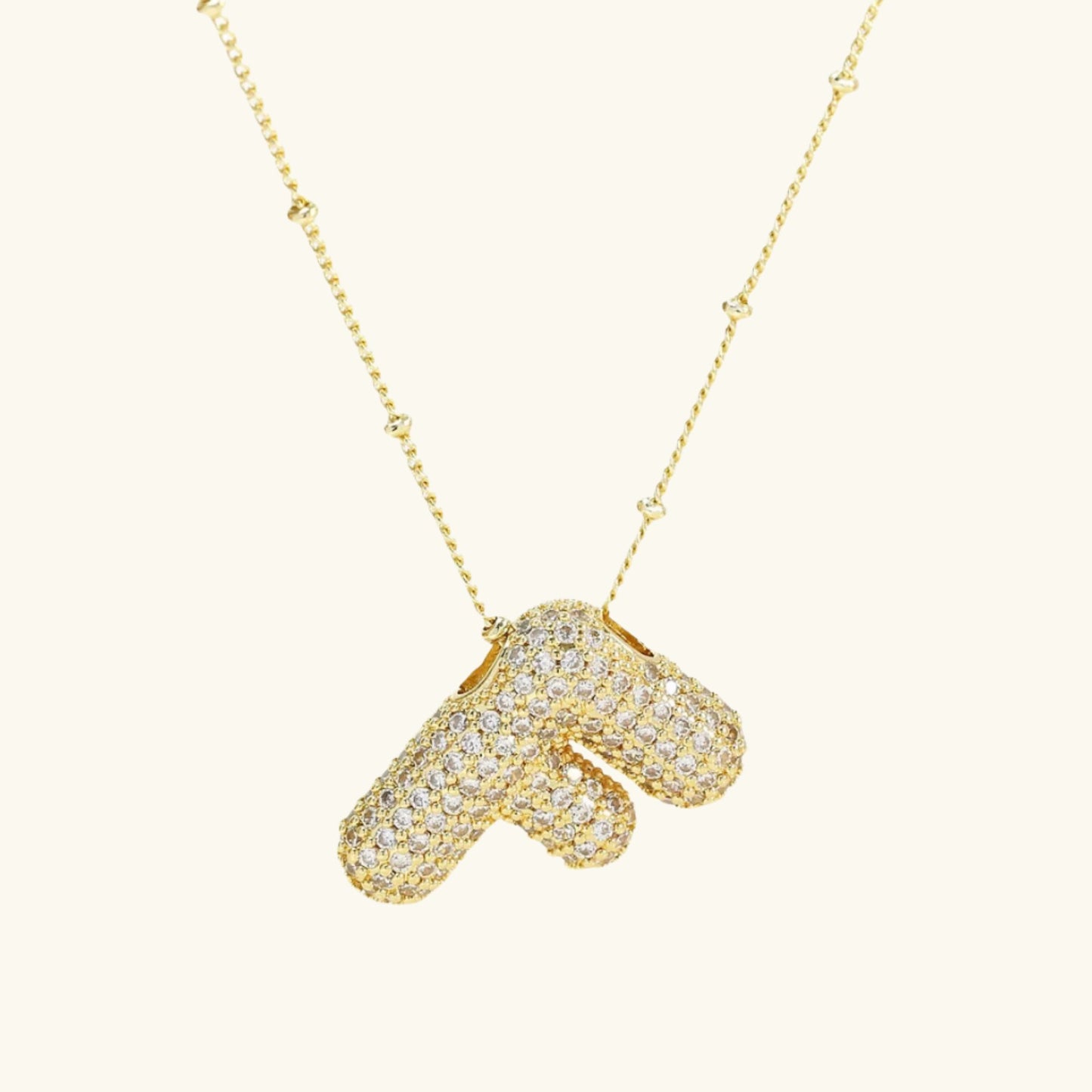 Bubble Letter Necklace