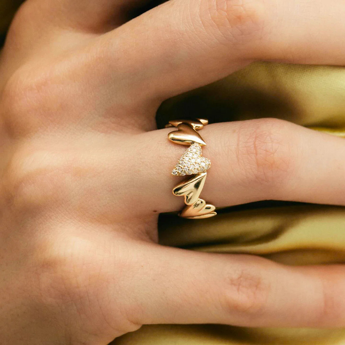Aurora Hearts Ring