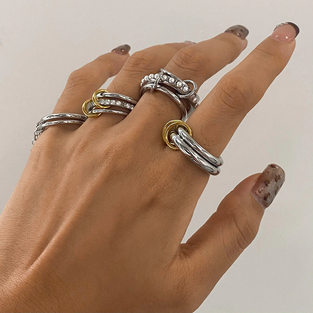 Briana Pearl Stacked Ring