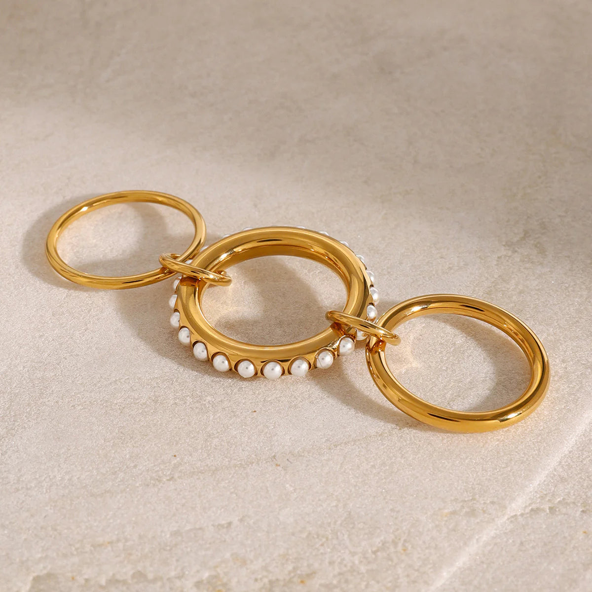 Briana Pearl Stacked Ring