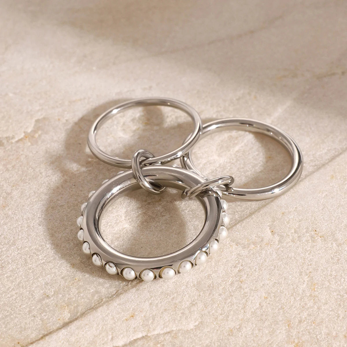 Briana Pearl Stacked Ring