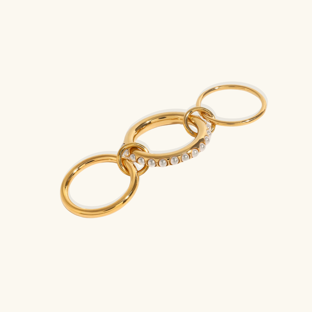 Briana Pearl Stacked Ring