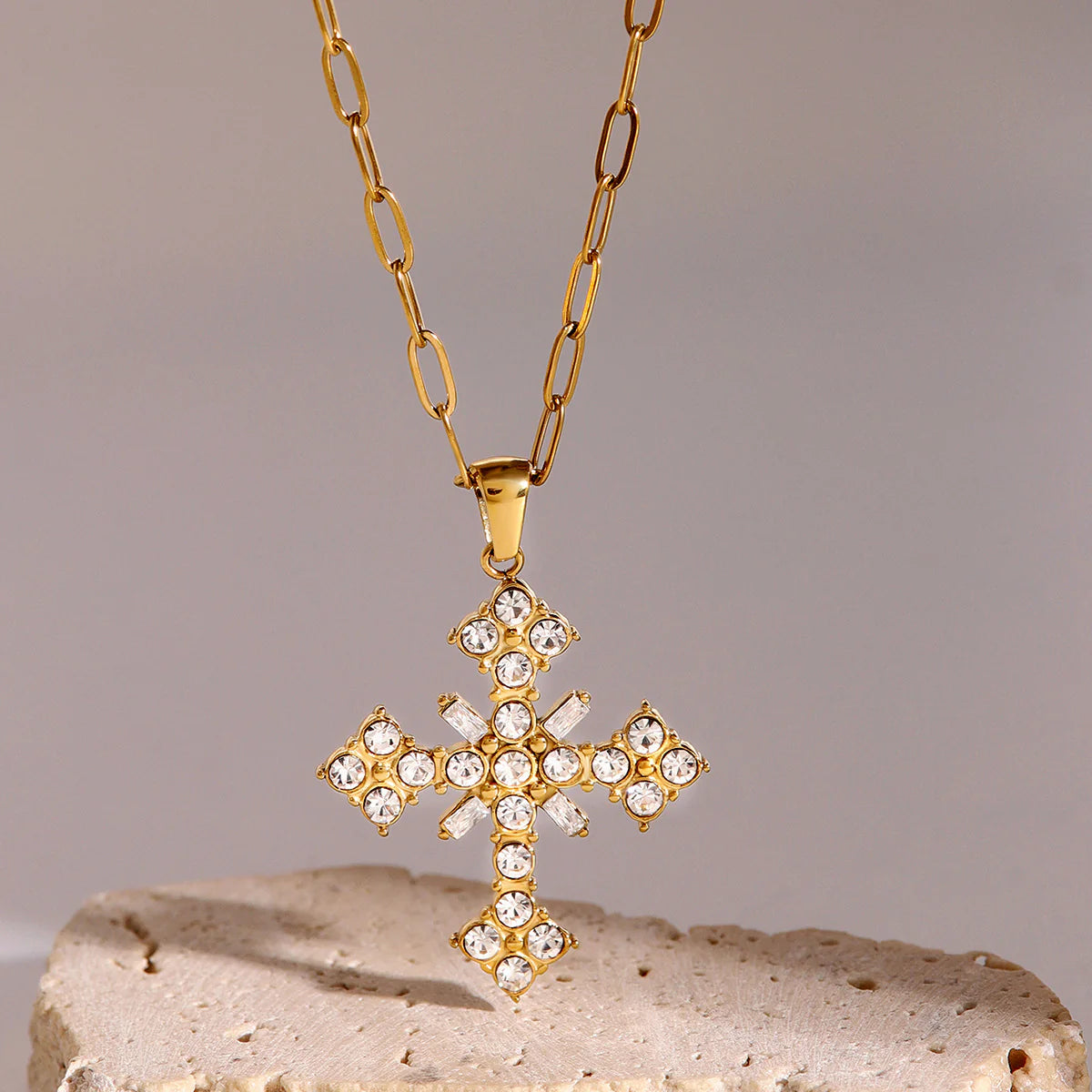 Divina Cross Necklace