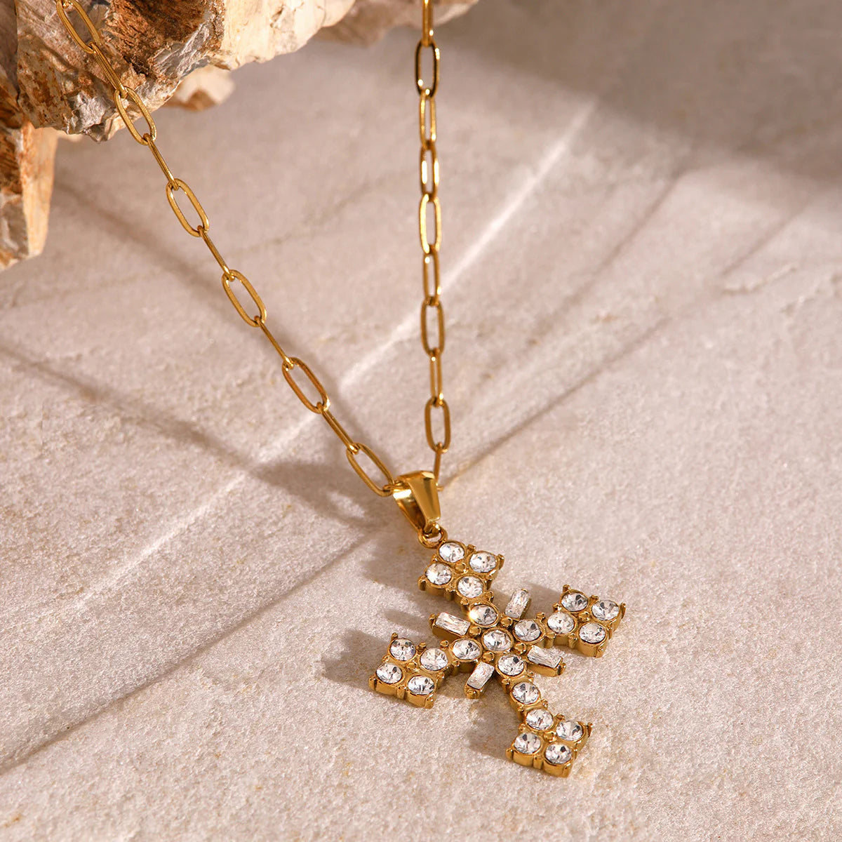 Divina Cross Necklace