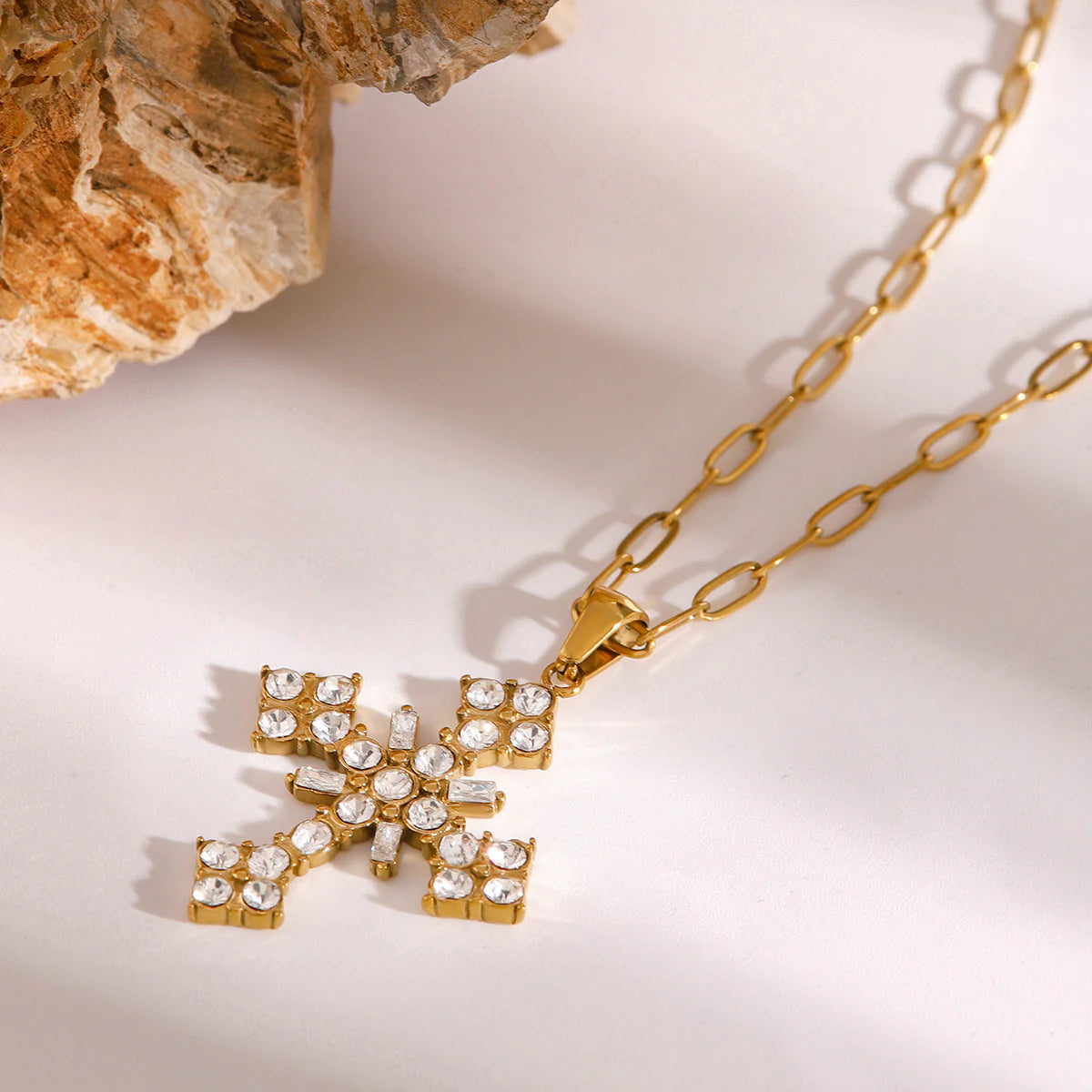 Divina Cross Necklace