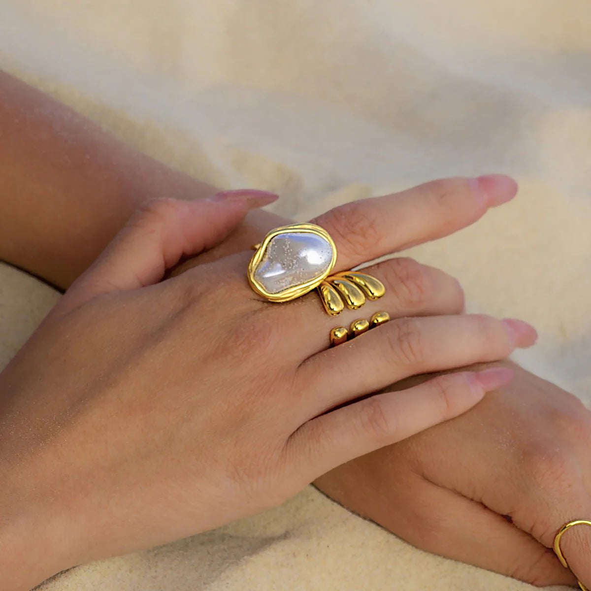 Elara Pearl Ring