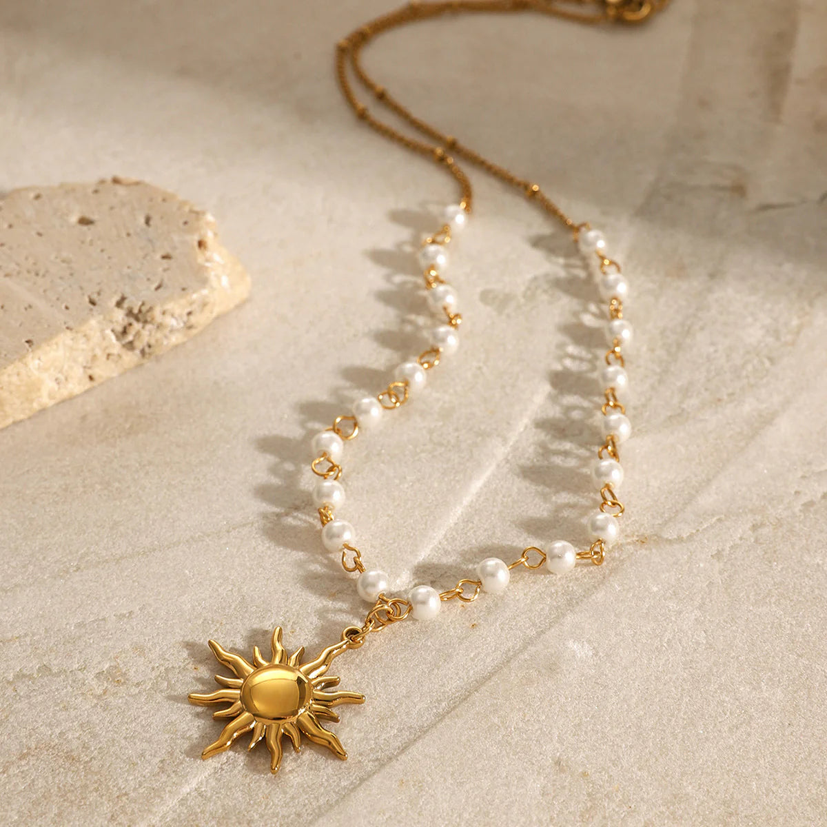Lena Soleil Pearl Necklace