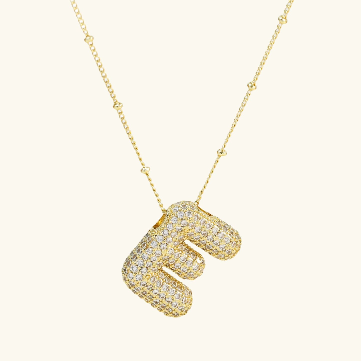 Bubble Letter Necklace
