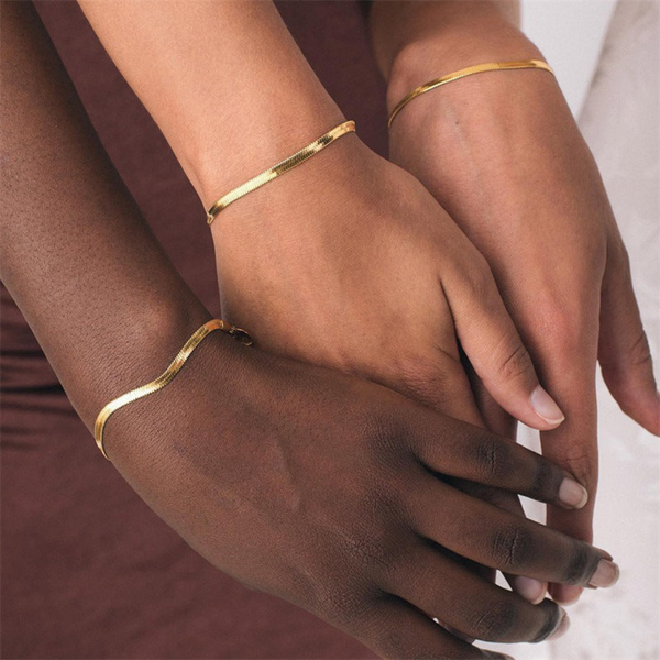 Hailey Herringbone Bracelet (Bundle)