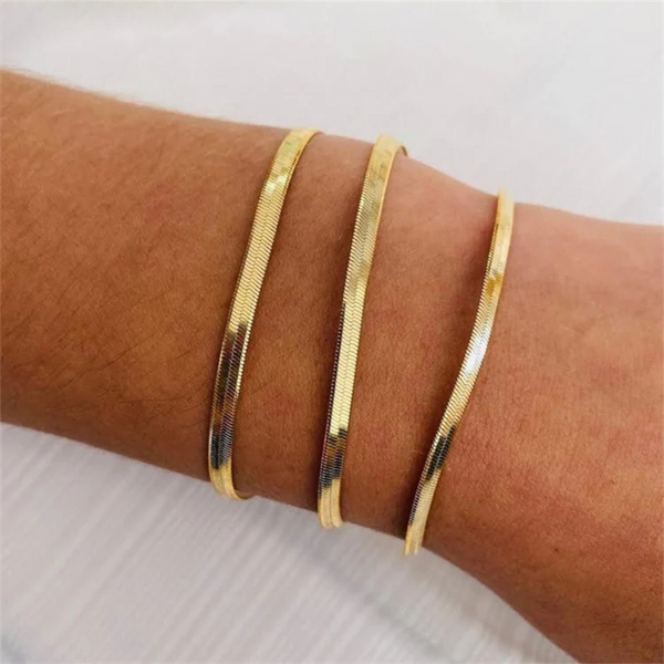 Hailey Herringbone Bracelet (Bundle)