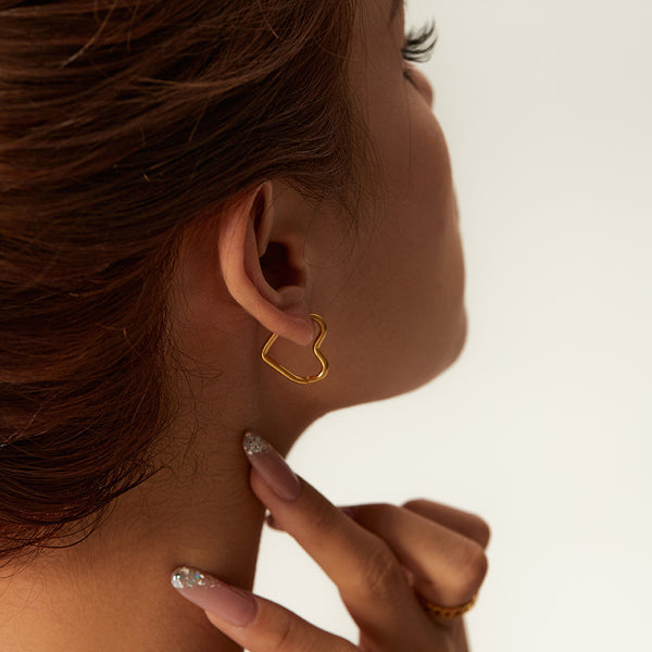 Heart Contour Earrings (Bundle)