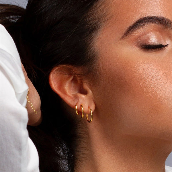 Orbita Hoop Earrings Set (Bundle)