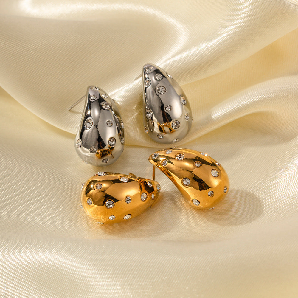 Sparkling Teardrop Earrings Love Aero™ — free download