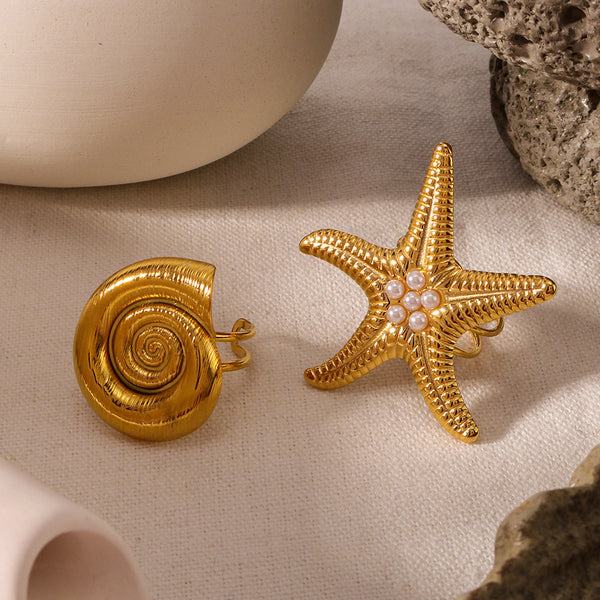 Aurelia Starfish Ring (Bundle)
