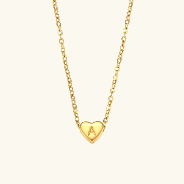 Heart Muse Initial Necklace (Bundle)