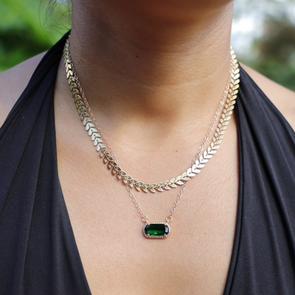 Aura Birthstone Necklace