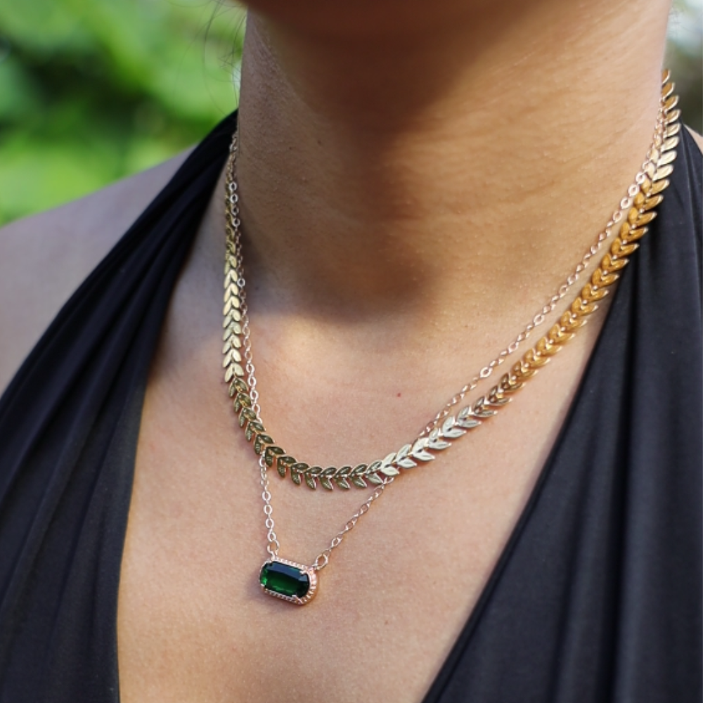 Aura Birthstone Necklace