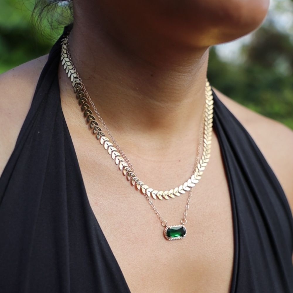 Aura Birthstone Necklace