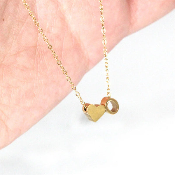 Amour Initial Necklace (Bundle)