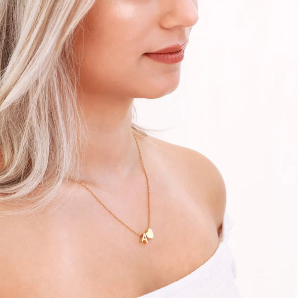 Amour Initial Necklace (Bundle)