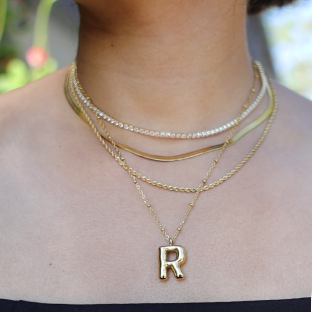 Balloon Letter Necklace (Bundle)