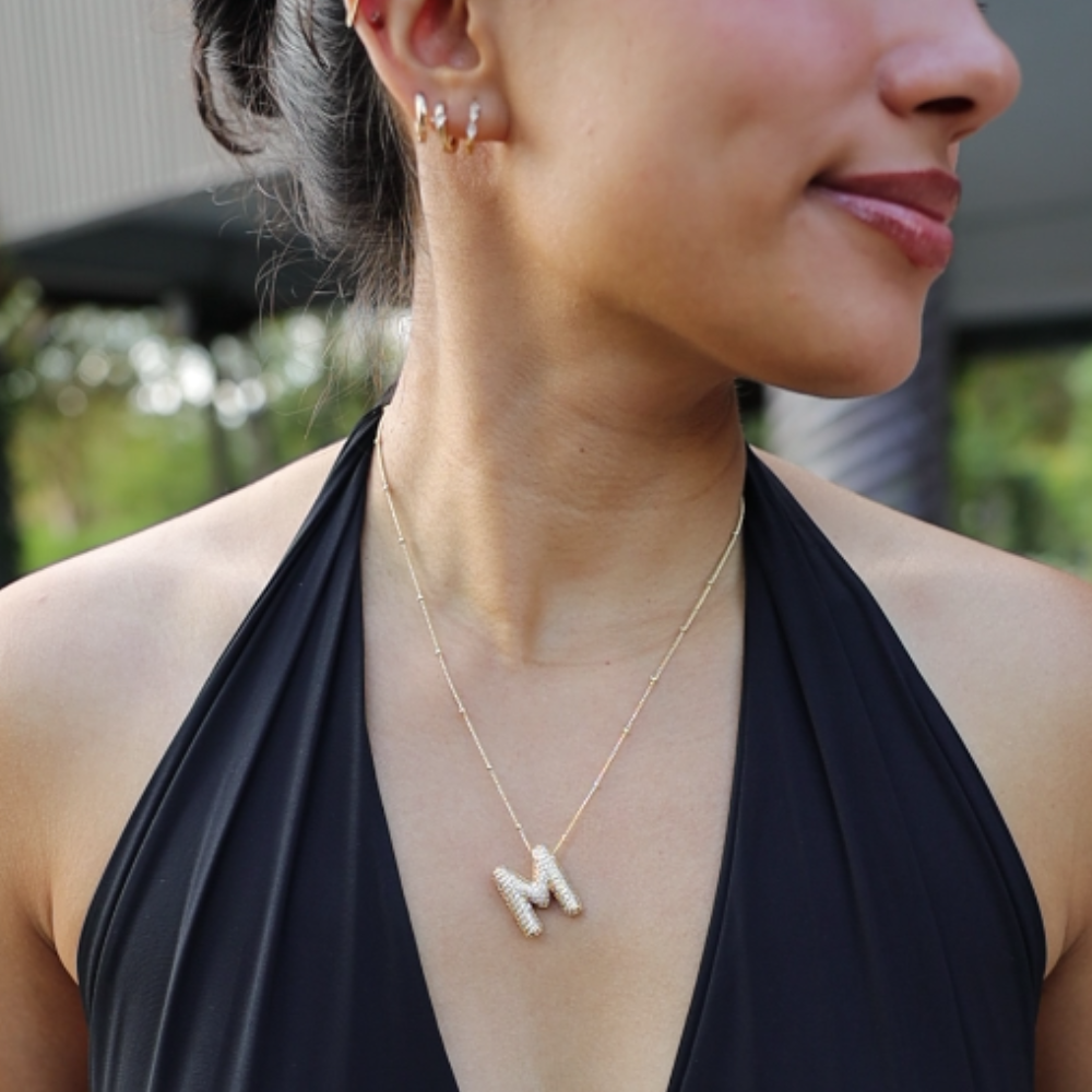 Bubble Letter Necklace