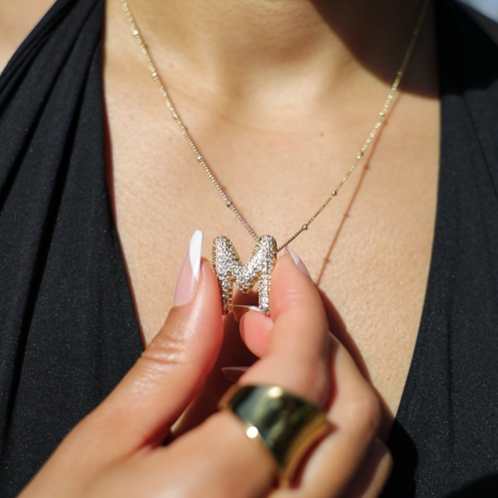 Bubble Letter Necklace (Bundle)