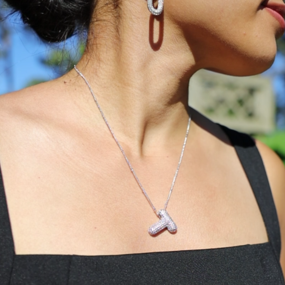 Bubble Letter Necklace