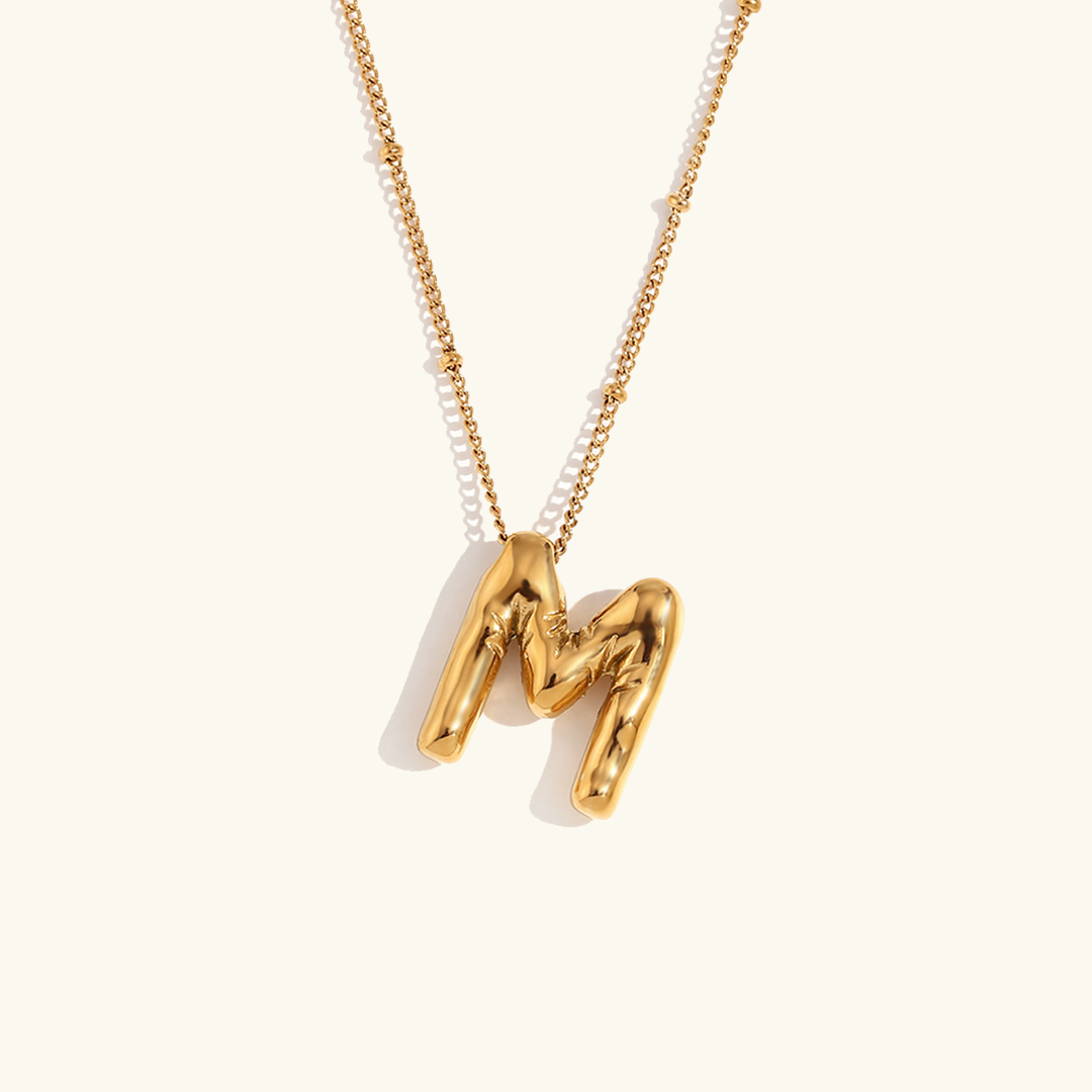 Balloon Letter Necklace