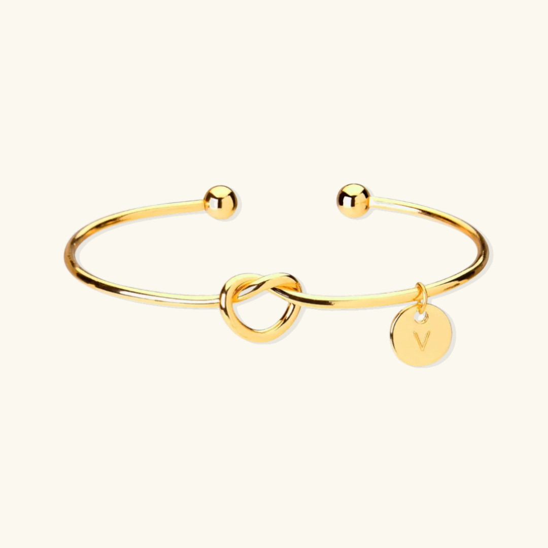 Belle Initial Bangle