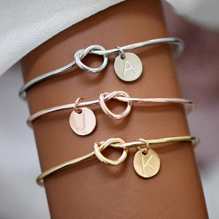 Belle Initial Bangle (Bundle)