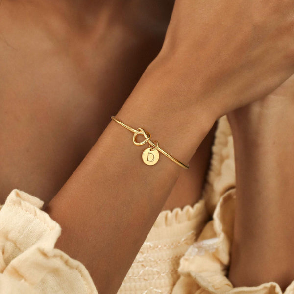 Belle Initial Bangle (Bundle)