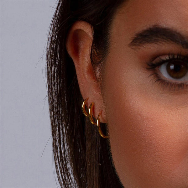 Orbita Hoop Earrings Set (Bundle)