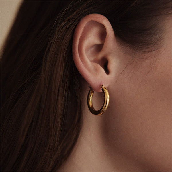 Classic Hoop Earrings Set (Bundle)