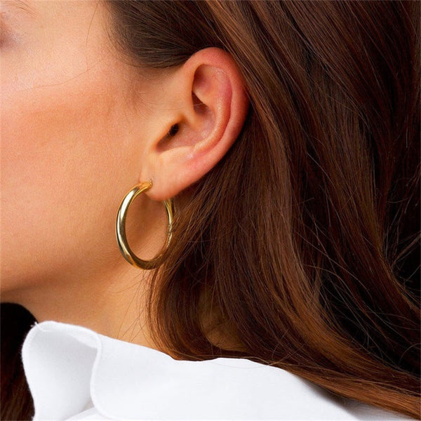Classic Hoop Earrings Set (Bundle)