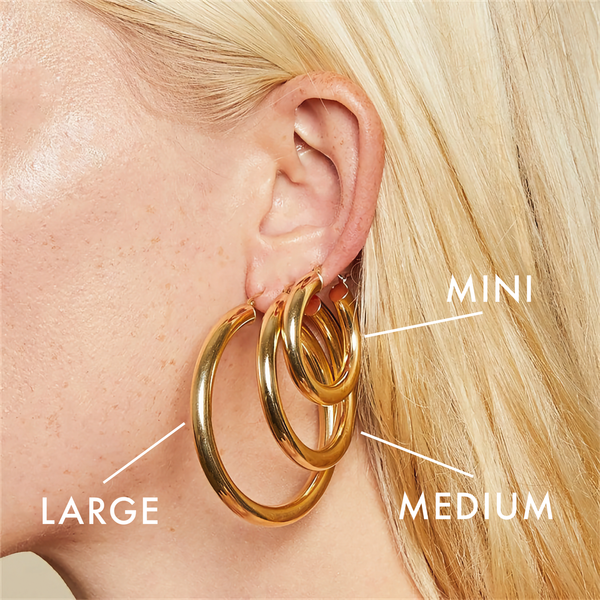Classic Hoop Earrings Set (Bundle)
