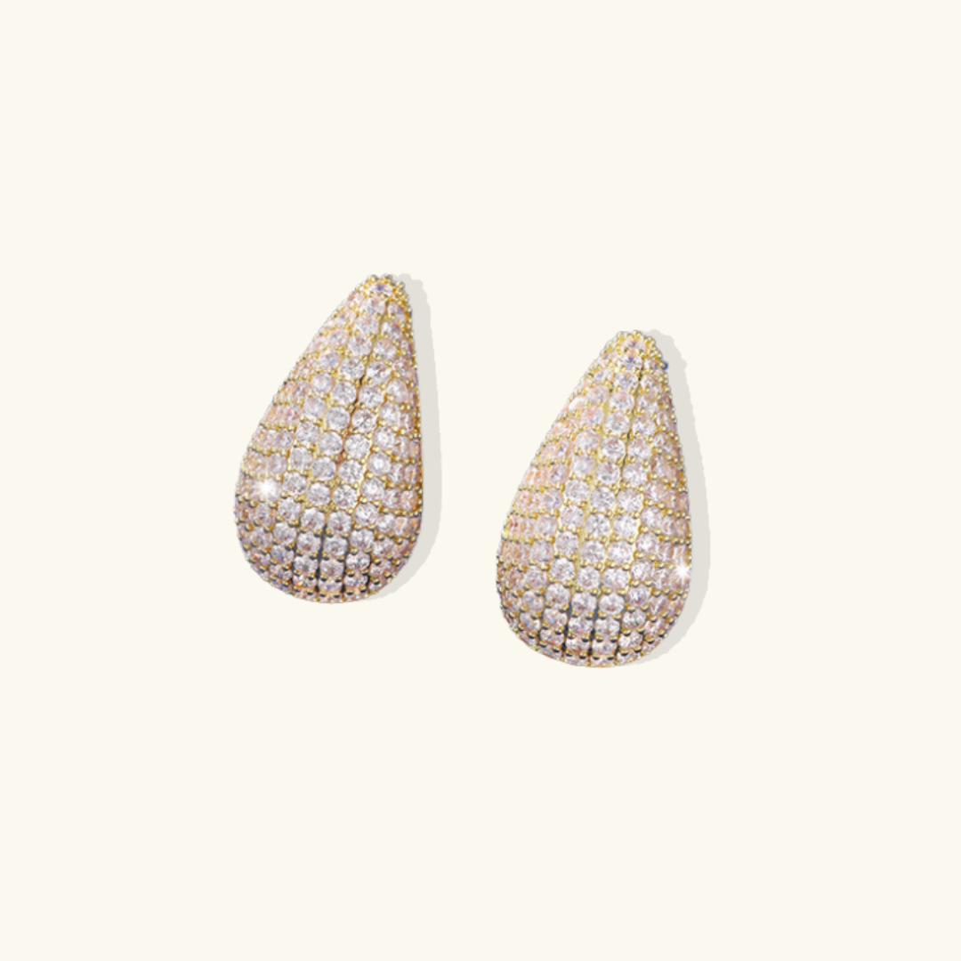 Diamond Teardrop Earrings