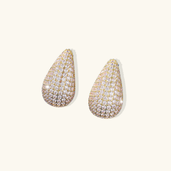 Diamond Teardrop Earrings (Bundle)