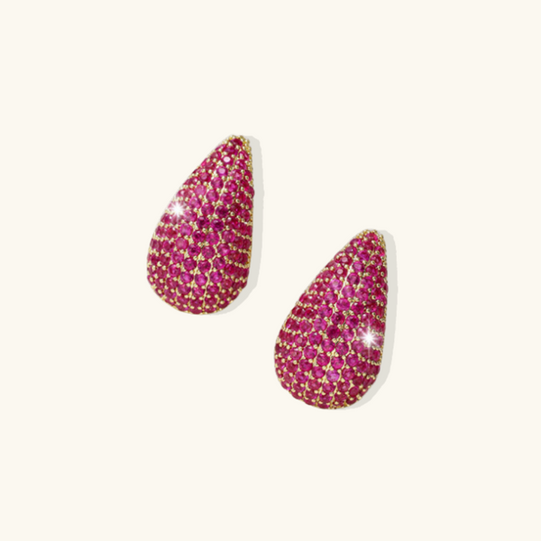 Diamond Teardrop Earrings (Bundle)