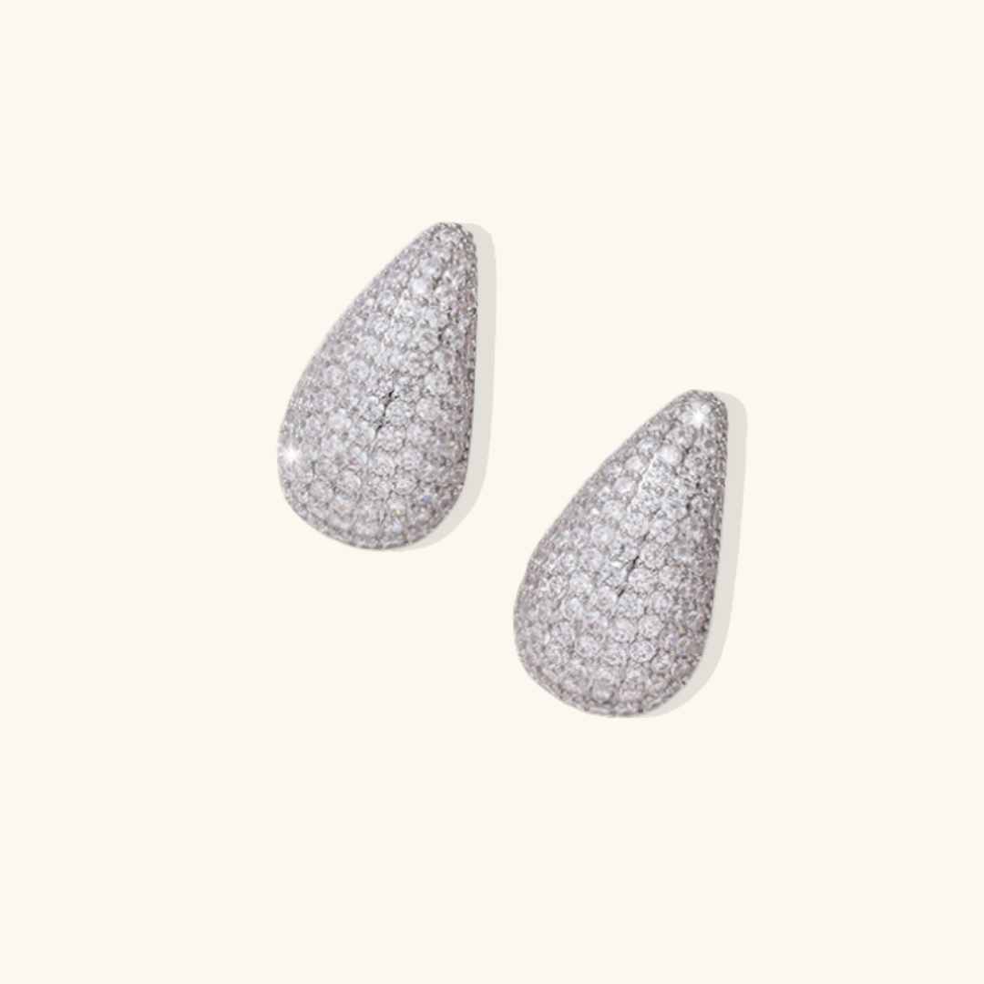 Diamond Teardrop Earrings