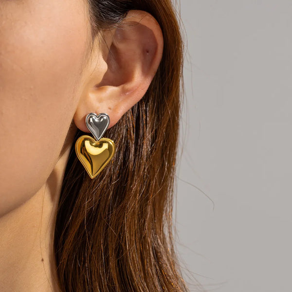 Heart Drop Earrings (Bundle)