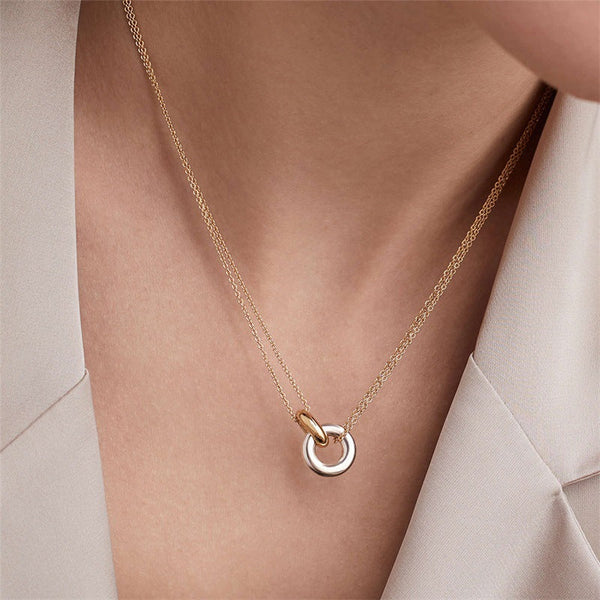 Dual Chain Ring Necklace (Bundle)
