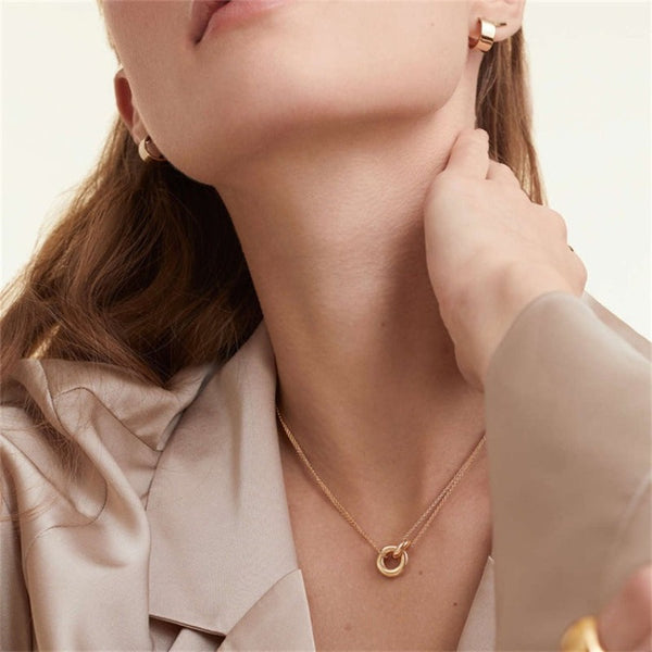 Dual Chain Ring Necklace (Bundle)