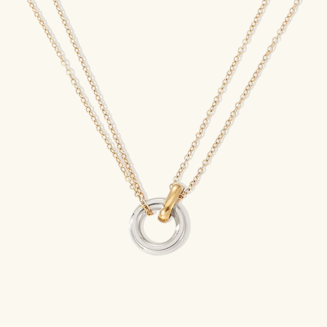 Dual Chain Ring Necklace – Love Aero™