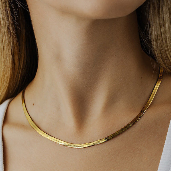 Hailey Herringbone Necklace (Bundle)